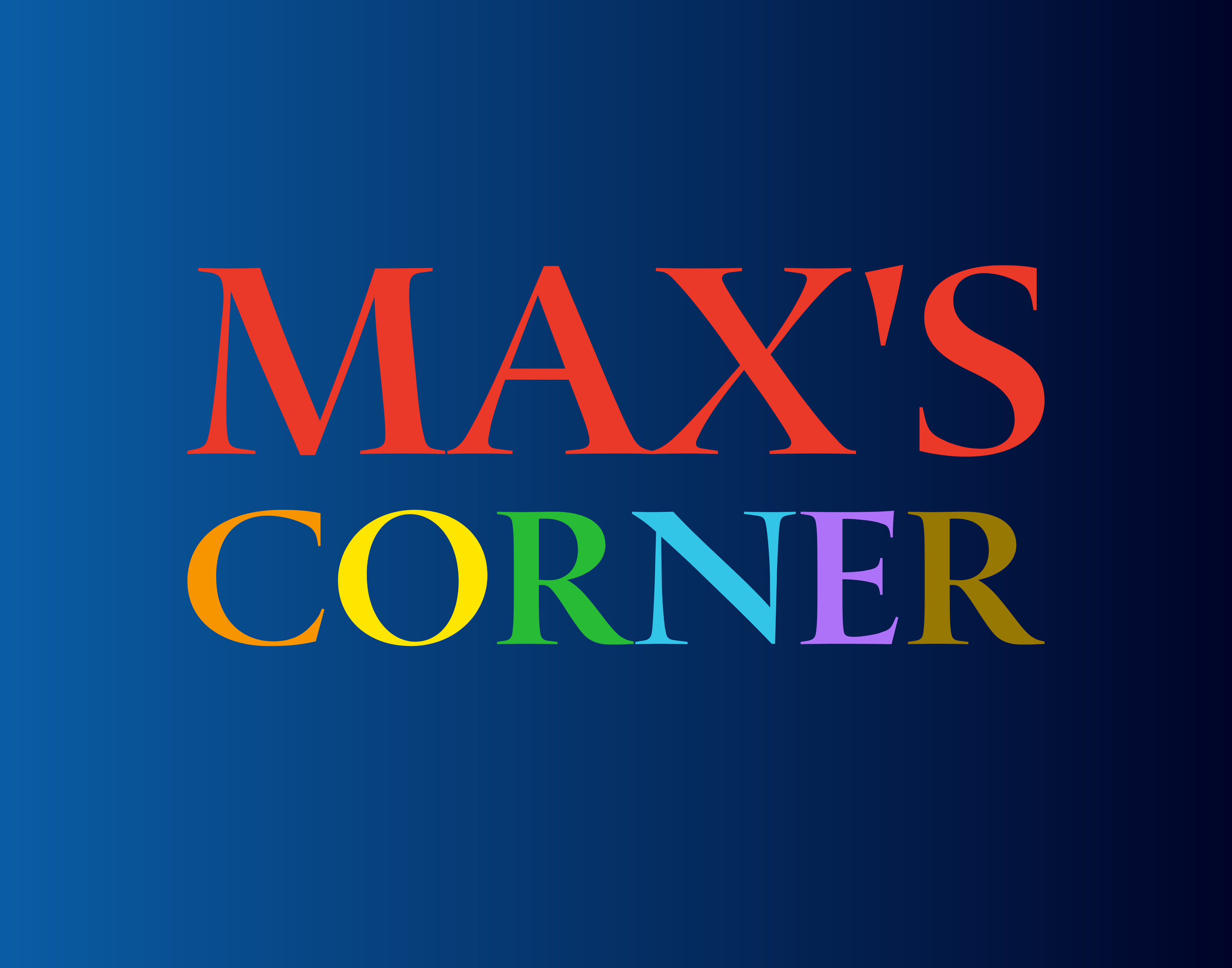 MAX'S CORNER