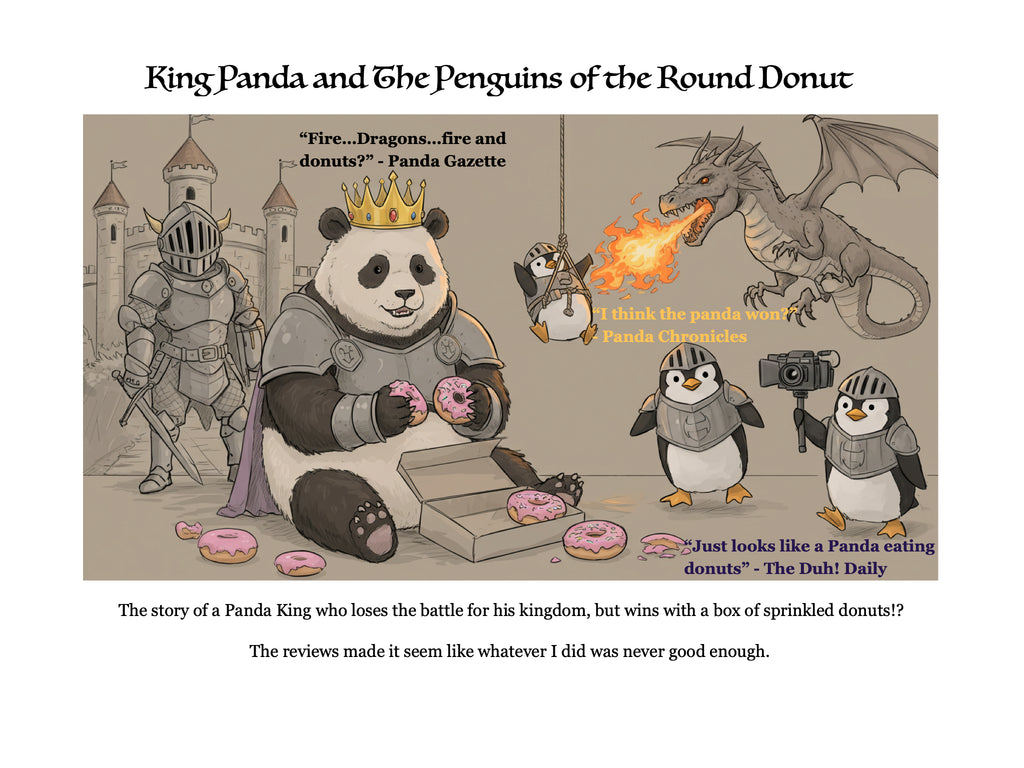 Sky Panda Starring in The Reward - Hardcover Book